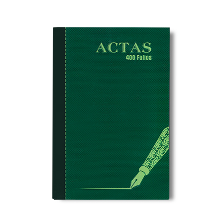 Libro de Actas 200 Folios Nika 21,5x32