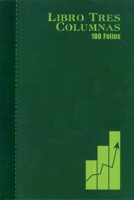 Libro de Contabilidad 3 Columnas 100 Folios Nika 21,5x32