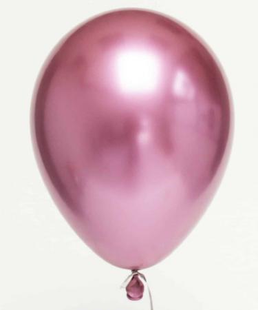 Globo Cromado N°12 Rosado