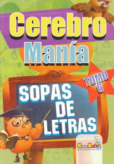 Cerebromania Sopas de Letras (tomo 6) Ref. Ckl033