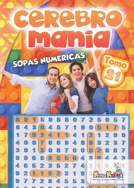 Cerebromania Sopas Numericas (tomo 21) Ref. Ckl821