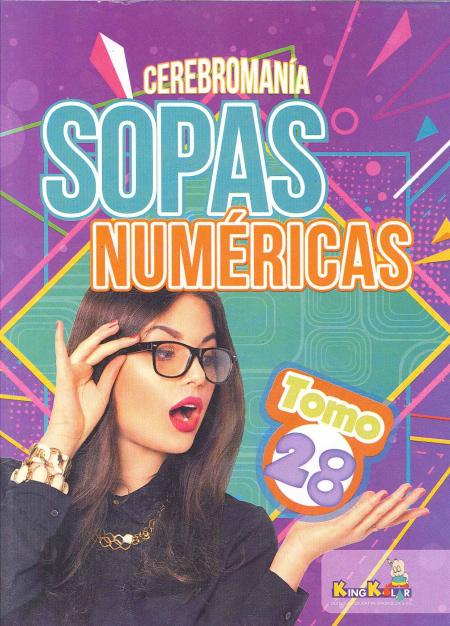 Cerebromania Sopas Numericas (tomo 28) Ref. Ckl828