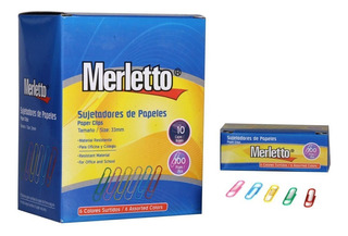 Caja de Clips Merletto Jumbo X 100 Pcs. Ref. 780-493275014