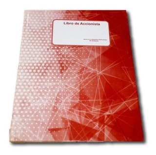 Libro de Accionistas Empastado (naranja)