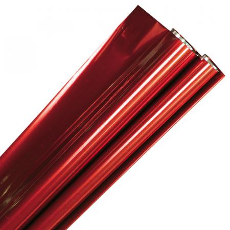 Metro Papel Glasse Metalizado Color Vino