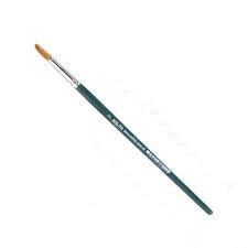 Pincel Redondo Premium Blanco #2 Mango Largo Verde Ref. 10176.2