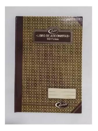 Libro de Accionistas Empastado (celeste)