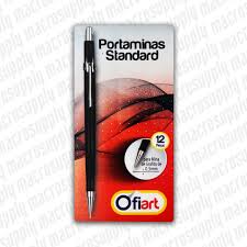 Portamina Plastico Negro 0.5 Ref. 042208p-1