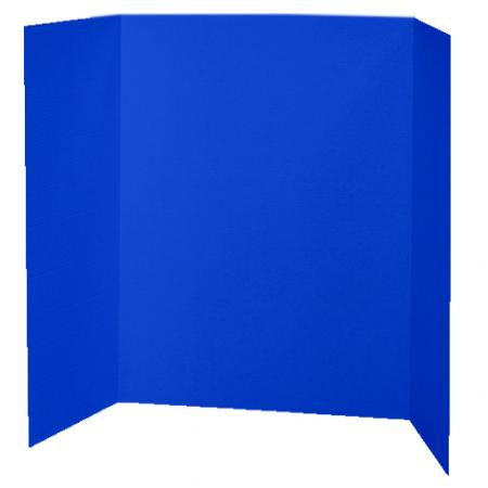 Display Expositor de Carton Corrugado de 3 Lados 91x122cm Azul Ref. 730303