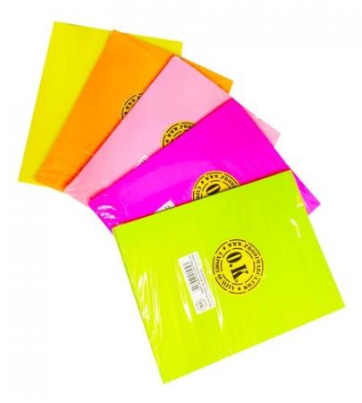 Papel Copycolor Ok Tipo Carta Bond 20 X Unidad Neon Rosado 01.75.100. 