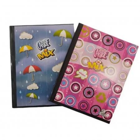 Cuaderno Empastado Grande Caribe Mix 100 Hojas Doble Linea Ref. N05d074l10 -n05d174l10