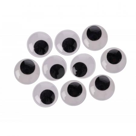 Ojitos Movibles Sysabe 8 Piezas 28 Mm Negro Ref. 8421008