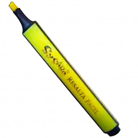 Resaltador Punta Fina Resaltafacil Sysabe Amarillo Ref. 806210am 