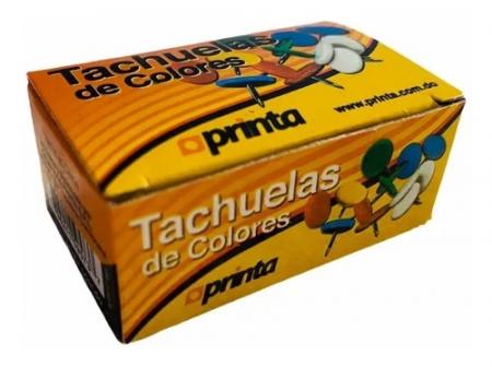 Caja de Chinches Colores Surtidos X 100 Pzas. Ref. P0009