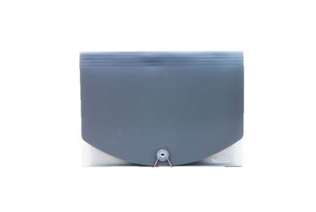 Carpeta Expandible Ofiart Tamaño Oficio Color Gris Ref. Of-o110