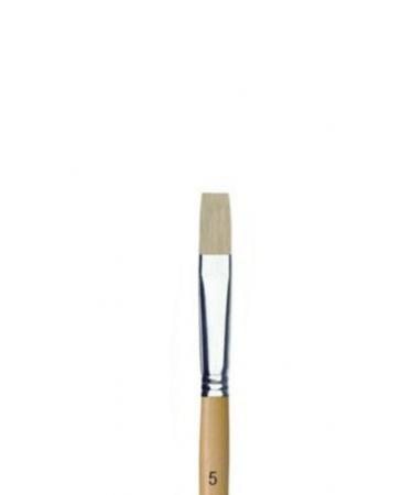 Pincel Plano Pointer Mango Largo N°4 Ref. A579p-4