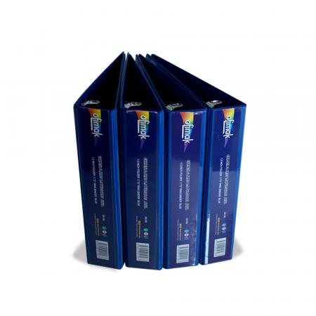 Carpeta 3 Aros Azul 2' Ofimak  Ref. Ok158