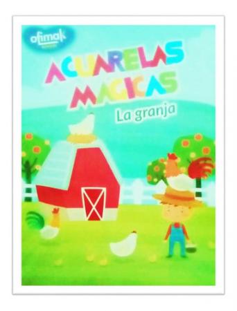 Block para Pintar Acuarela Magica Granja Ref. Ok295c
