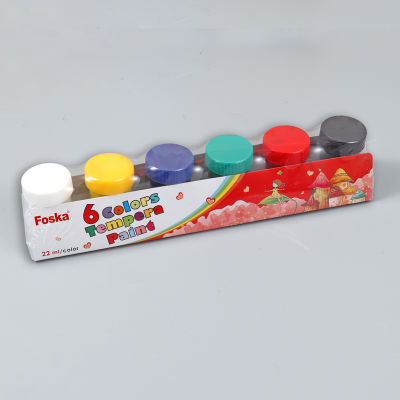 Caja de Tempera Foska X 6 Colores 