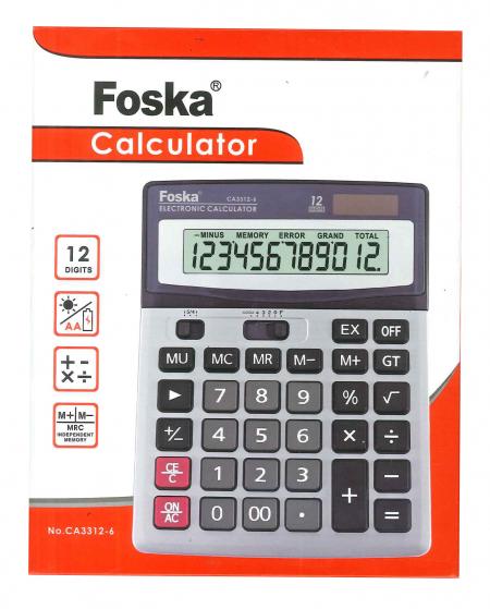 Calculadora Escritorio  Foska Ref. Ca3312-6