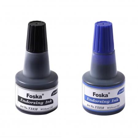 Tinta para Almohadilla Negro y Azul Foska X 30ml 