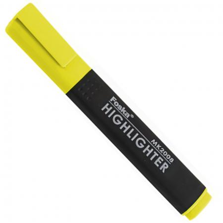 Resaltador Medio 4mm Foska Amarillo Ref. Mk2008 