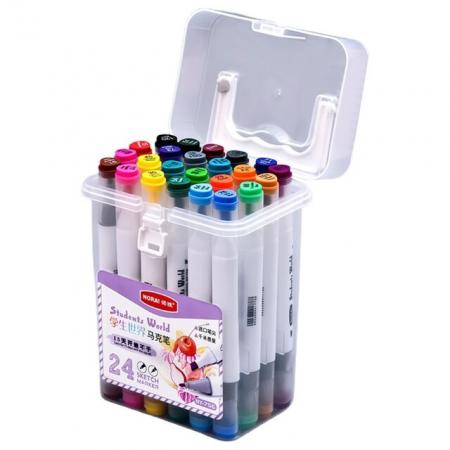Estuche de Marcadores Doble Punta Foska X 24 Colores Ref. Mk5001