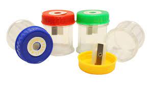Sacapunta Plastico con Deposito Redondo Foska Ref. At4016