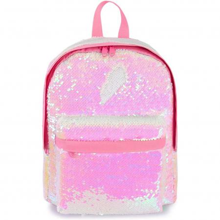 Backpack Mini Travel Ready Lentejuelas Rosado (morral) Ref. Tr-esb102