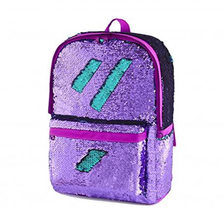 Backpack Travel Ready Lentejuelas Purpura (morral) Ref. Tr1-ech014