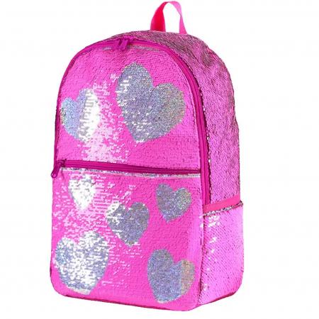 Backpack Escolar Travel Ready Lentejuelas Purpura (morral) Ref. Tr1-ech03