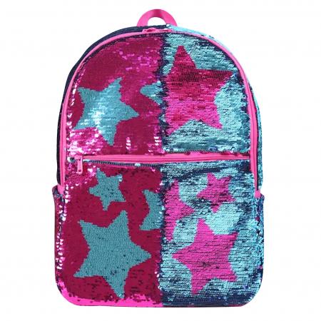 Backpack Escolar Travel Ready Lentejuelas Rojo (morral) Ref. Tr1-ech03