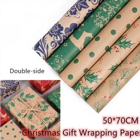 Pliego de Papel Regalo Estampado Doble Cara Ring Reflex Ref. 87a/33m