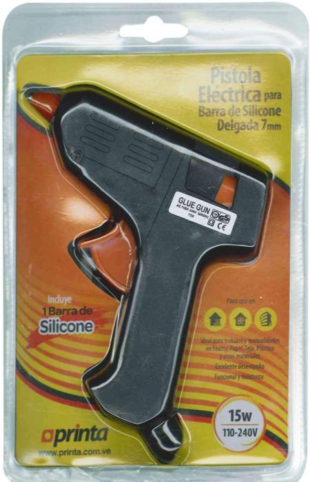 Pistola de Silicon Pequeña Printa Incluye 1 Barras Ref. Pr-o-0165