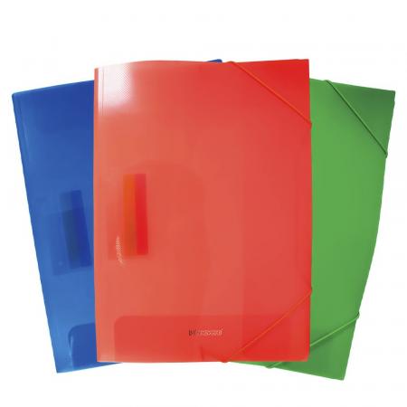 Carpeta Plastica con Liga Oficio Marfil Colores Varios Ref 