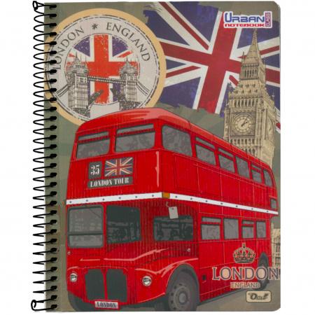 Unidad Argollada Grande Pasta Dura X 7 Materias Urban Notebook Ref. 