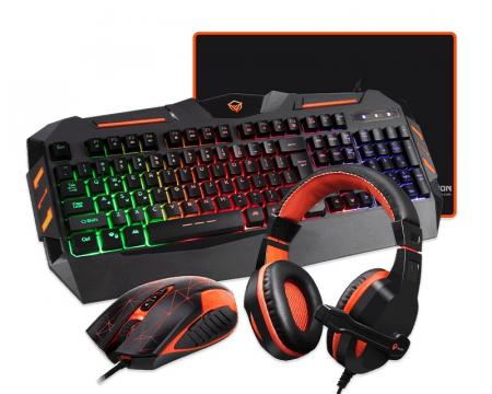 Combo Gamer 4x1 Meetion C500 Ref. Mt-c500 Negro