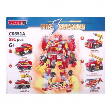 Lego Transformer Bombero X 591 Piezas Ref. C0651a