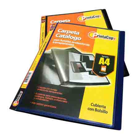 Carpeta Porta Catalogo A4 X 20 Hojas Ref. Cat20