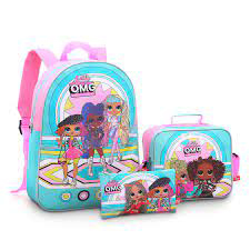 Combo Lol Omg + Morral + Lonchera + Cartuchera Ref. 959079