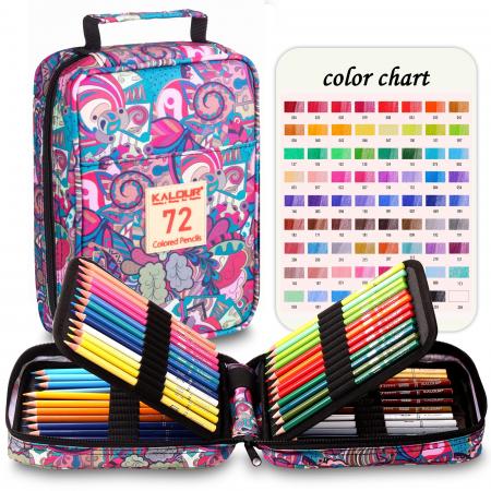 Kalour 72 Color Prof Set Nylon Case (creyones) 