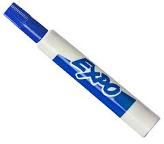 Marcador para Pizarra Expo Azul Dry Erase X Unidad Ref. 1929202