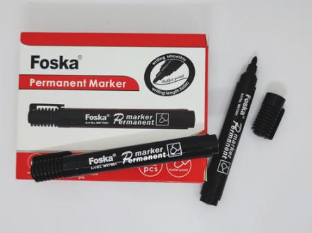 Estuche de Marcador Permanente Negro X 2 Uni Ref. 