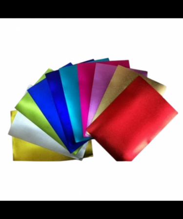 Foami Tipo Carta Metalizado Colores Surtidos Ref. 