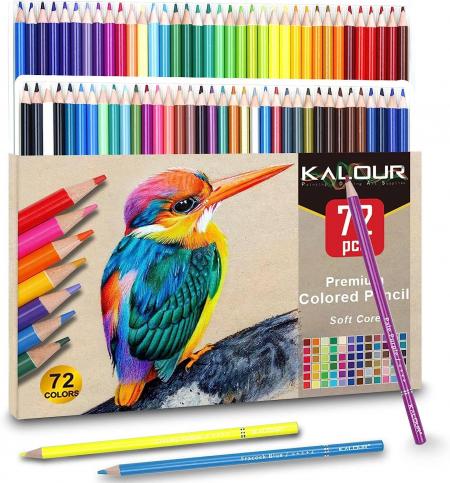 72 Color Pencil In Tin Box (colibri) Soft Core