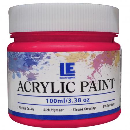 Pintura Acrilica (le) Fucsia - Carmesi 100ml W&k Ref. 7628c