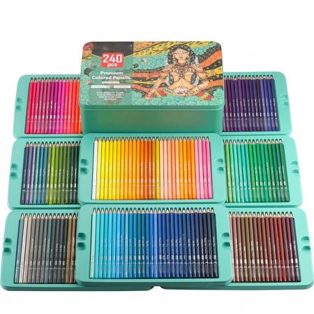Kalour 240 Color Pencil In Tin Box 