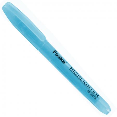 Resaltador Fino Foska Azul 