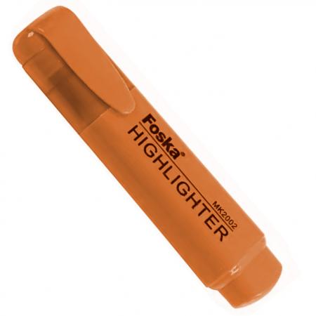 Resaltador Ancho Foska Naranja 