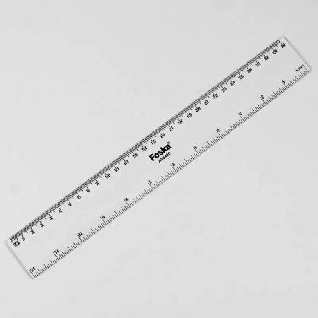 Regla Plastica 30cm Foska  As0430